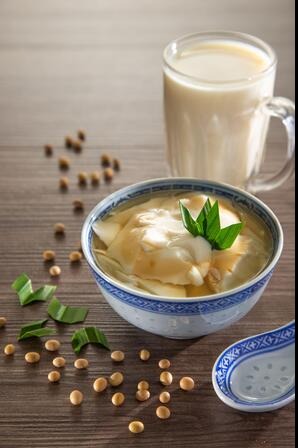 Cinnamon Smooth Tofu with Milk
