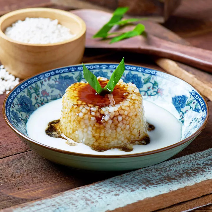 Pearl Sago Pudding with Gula Melaka
