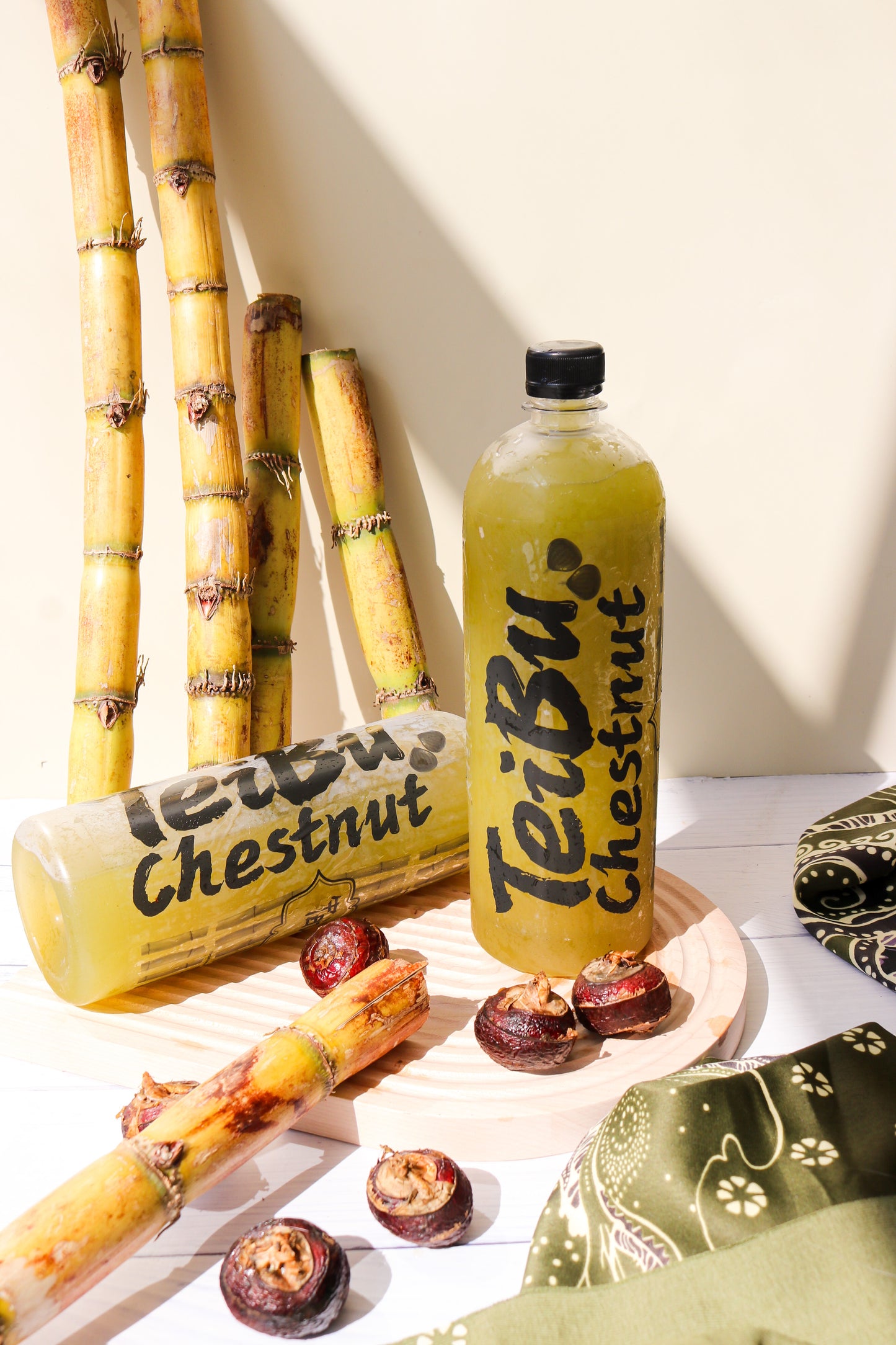 TeiBu Chestnut - Sugarcane Juice with Water Chestnut 1 litre